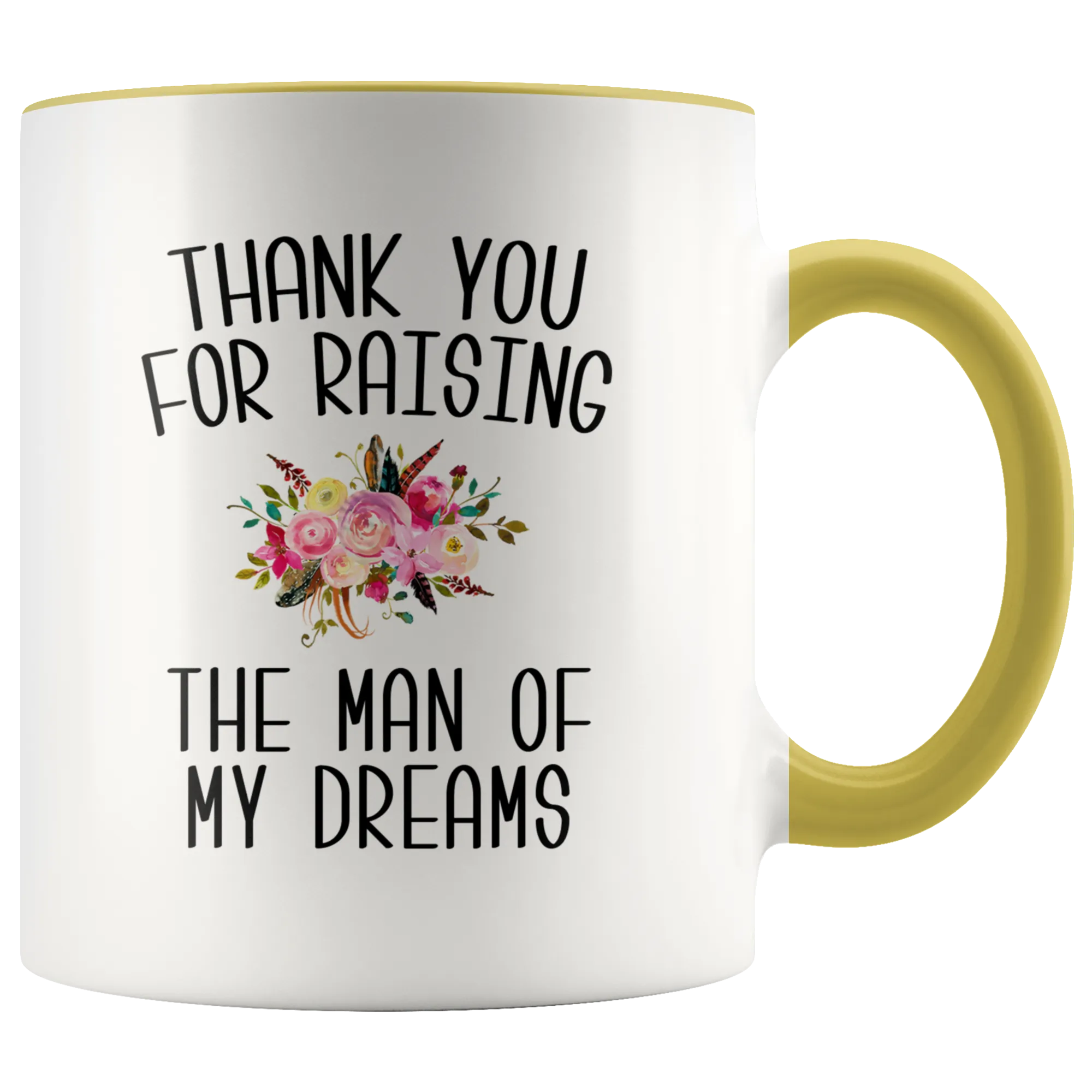 Thank You For Raising The Man Of My Dreams Mug Mother of the Groom Wedding Gift Mother in Law Wedding Present Coffee Cup