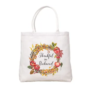 Thanksgiving Wreath Tote Bag