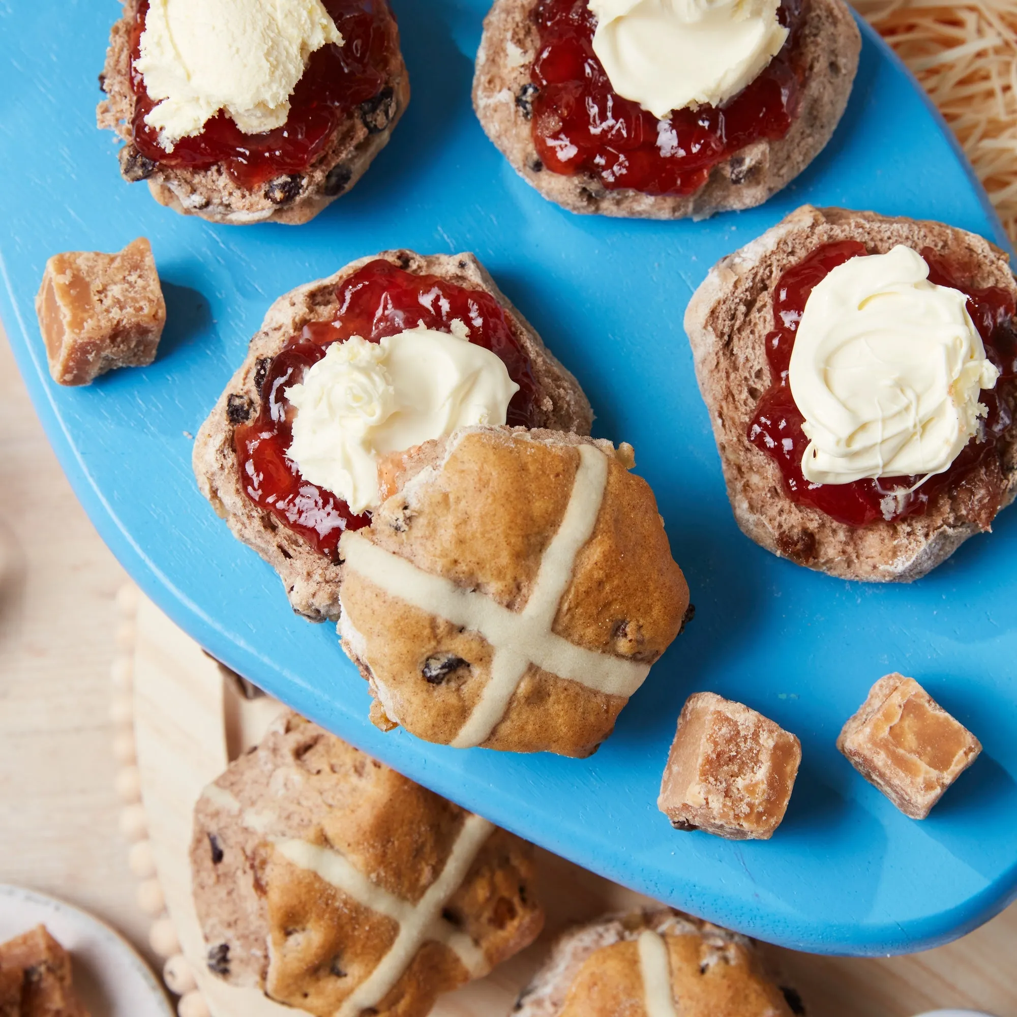 The Hot Cross Cream Tea Hamper