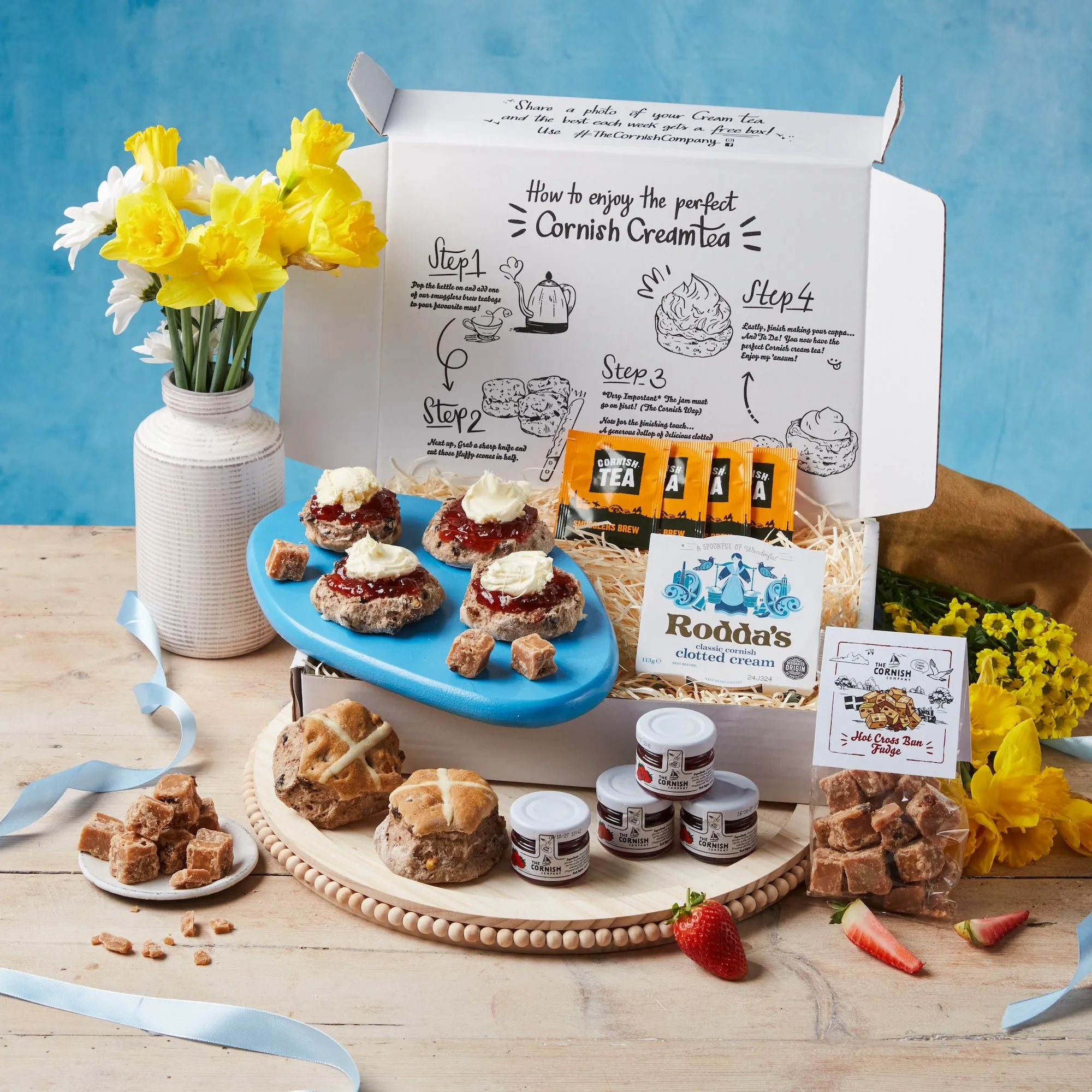 The Hot Cross Cream Tea Hamper