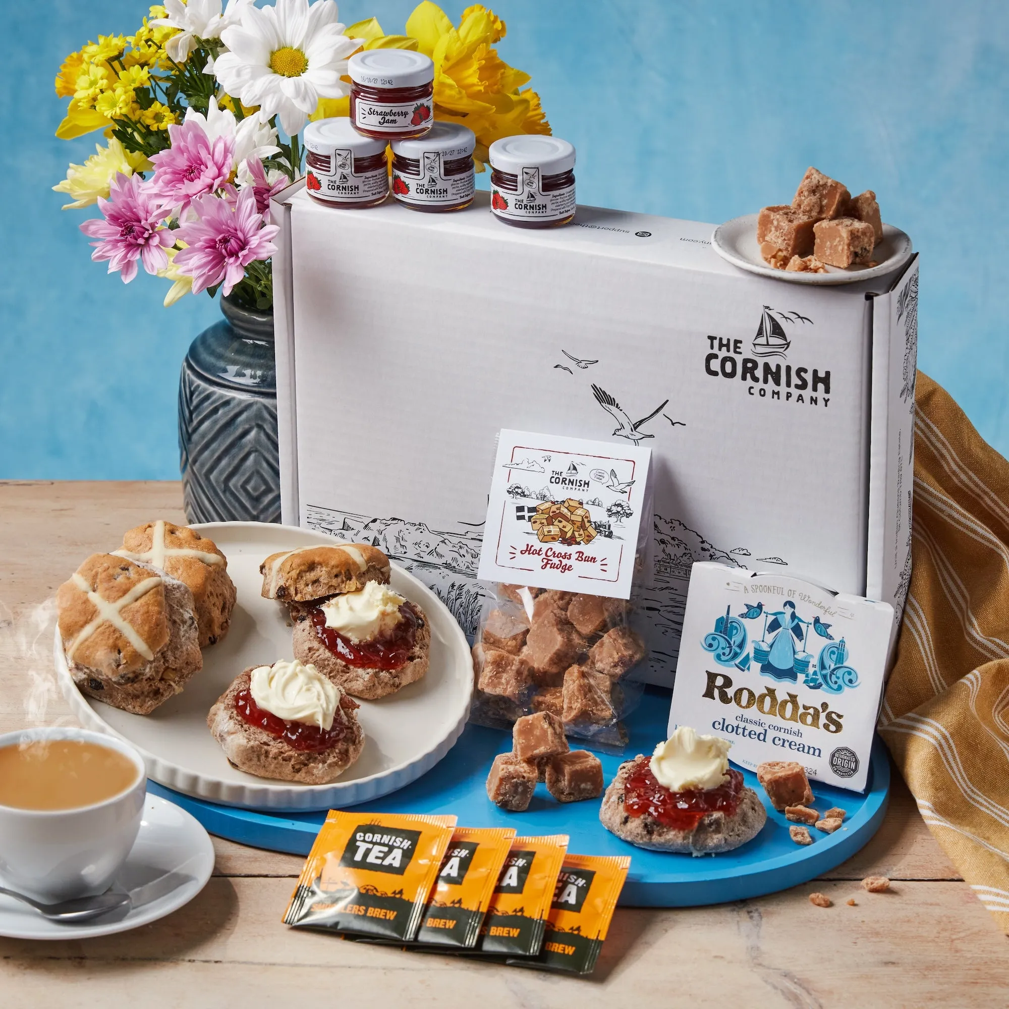 The Hot Cross Cream Tea Hamper