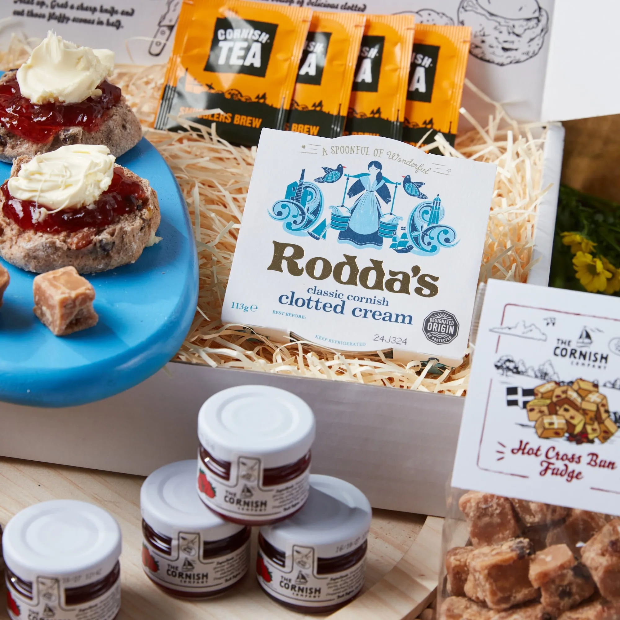 The Hot Cross Cream Tea Hamper