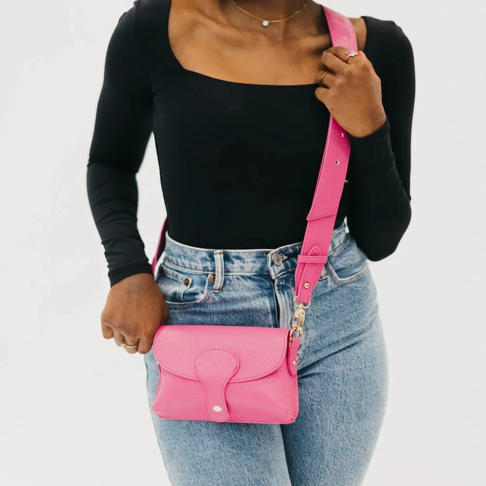 The Khloe Vegan Leather Crossbody Bag