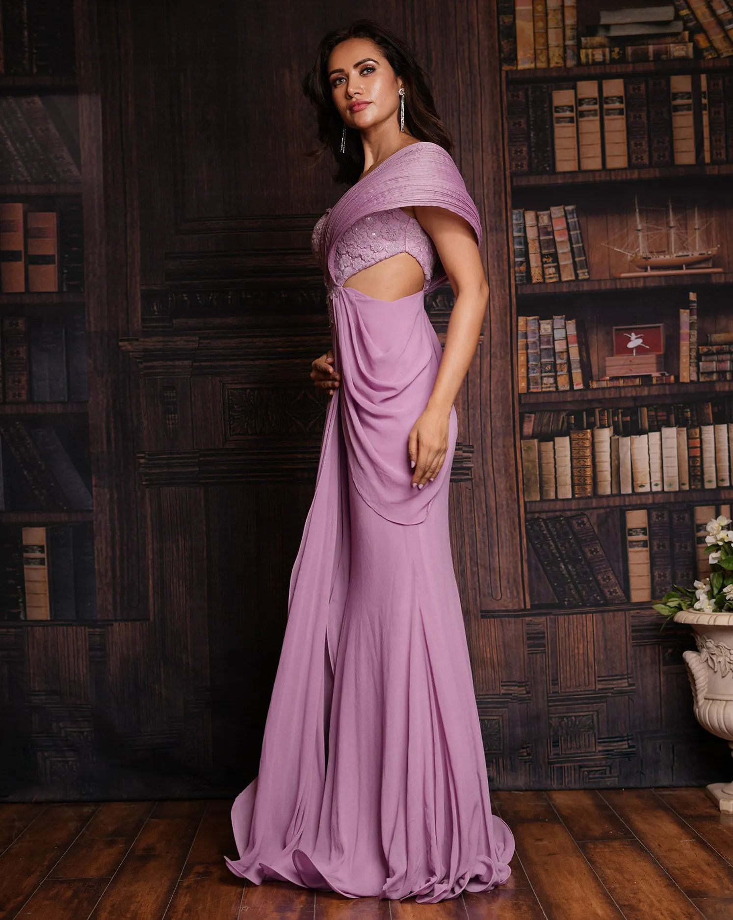 The Lilac Rachel Gown