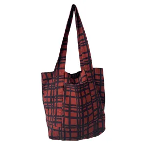 The Medium Sloppy Tote - Darby - Midnight - Clove