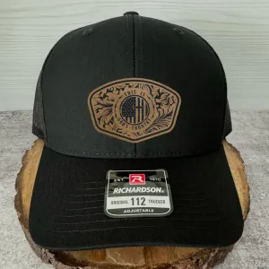 This is God's Country Hat - Patriotic - Richardson 112 Trucker - For Men