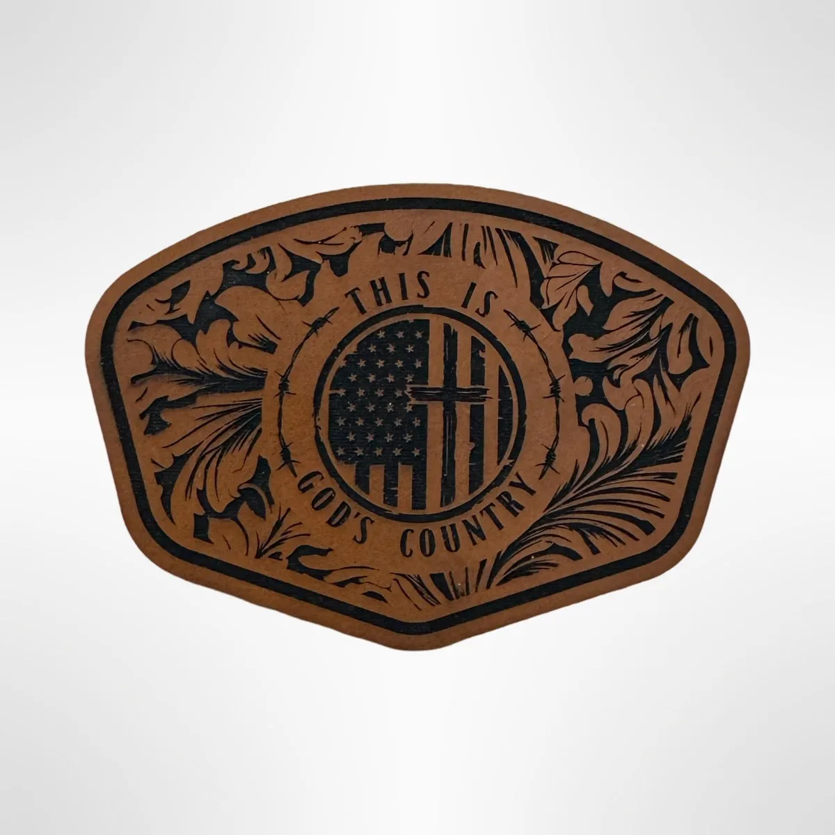 This is God's Country Hat - Patriotic - Richardson 112 Trucker - For Men