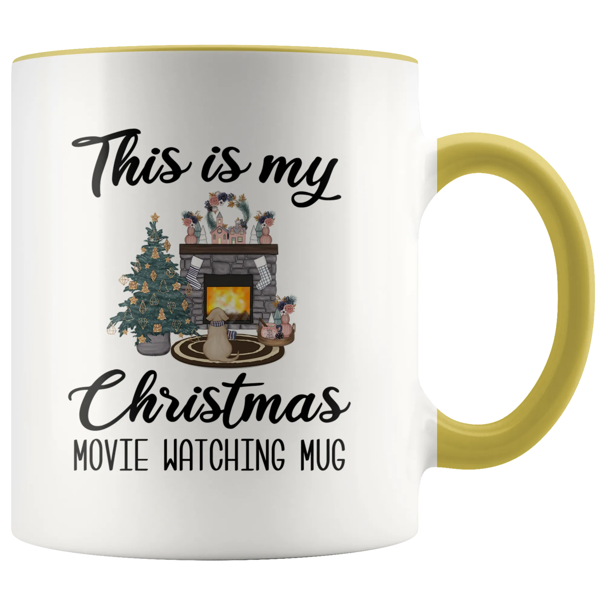 This is My Christmas Movie Watching Mug Christmas Coffee Cup Cute Holiday Mug