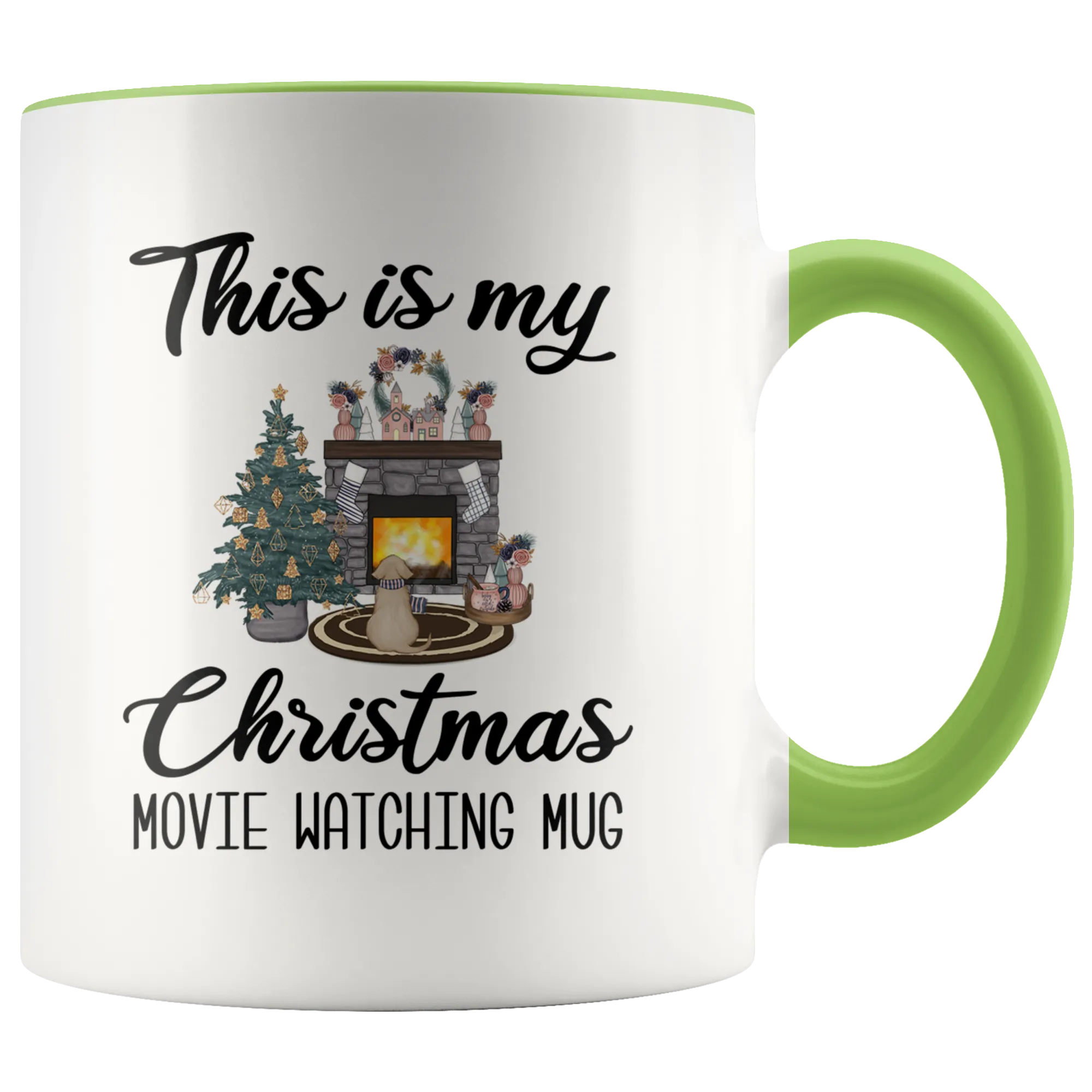 This is My Christmas Movie Watching Mug Christmas Coffee Cup Cute Holiday Mug