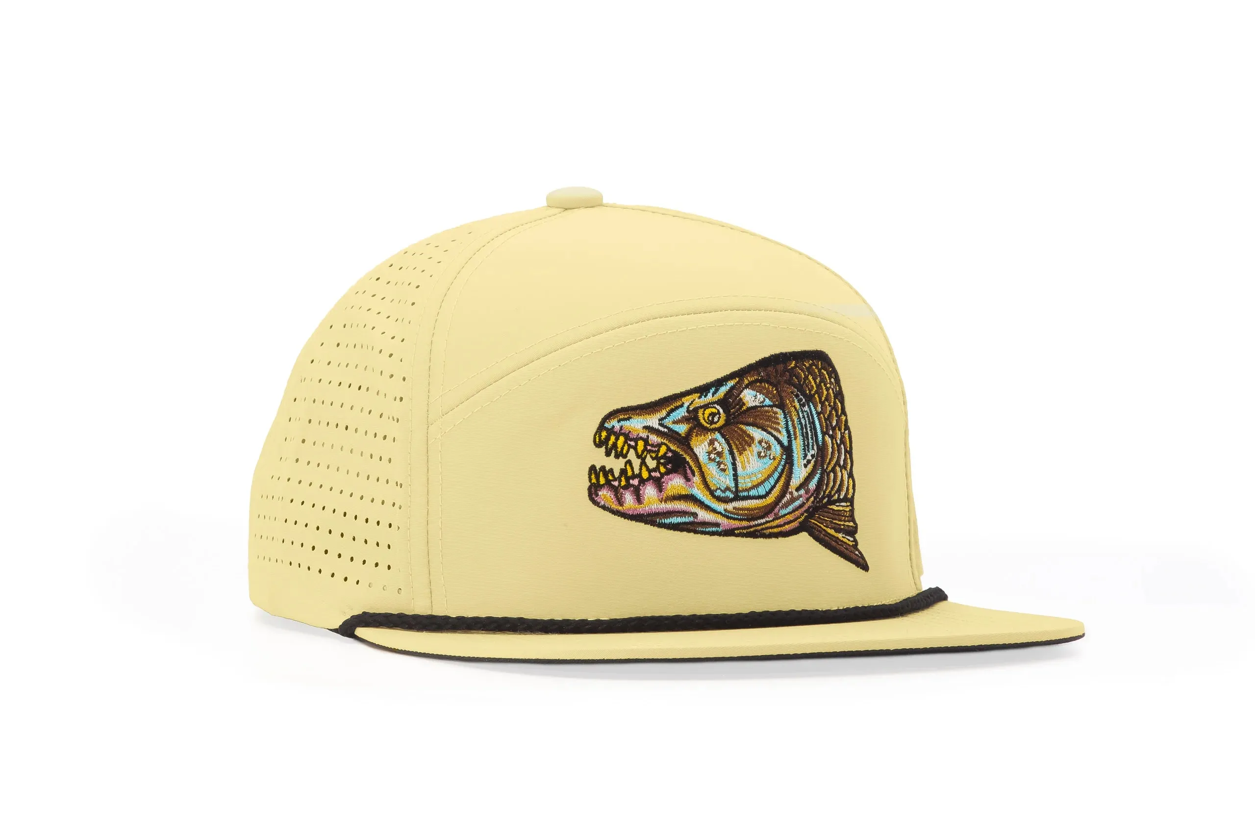 Tigerfish Head - Performance Flat Brim Hat
