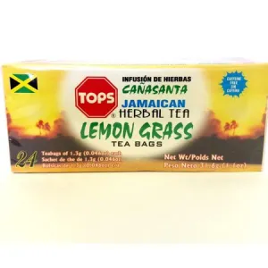 Tops Lemon Grass Jamaican Herbal Tea 24s