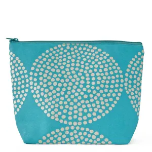 Travel Pouch XL in Big Wheels Aqua