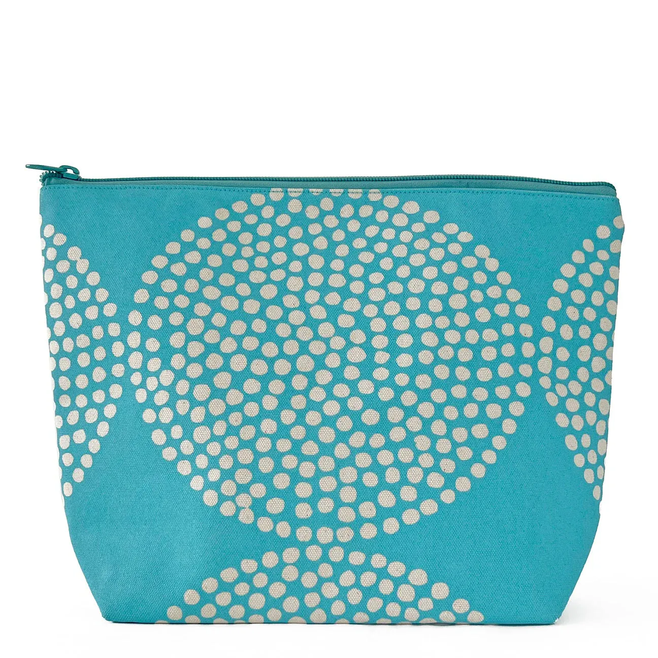 Travel Pouch XL in Big Wheels Aqua