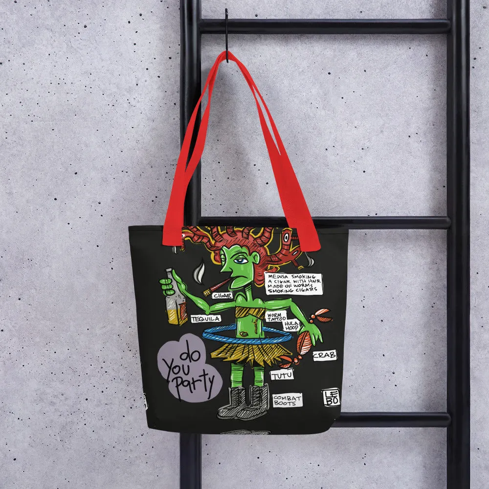 Treasures and Pleasures - Medusa - Lebo Tote bag