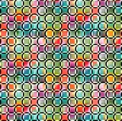Tree Dance by Quilting Treasures CIRCLE GEO/MULTI