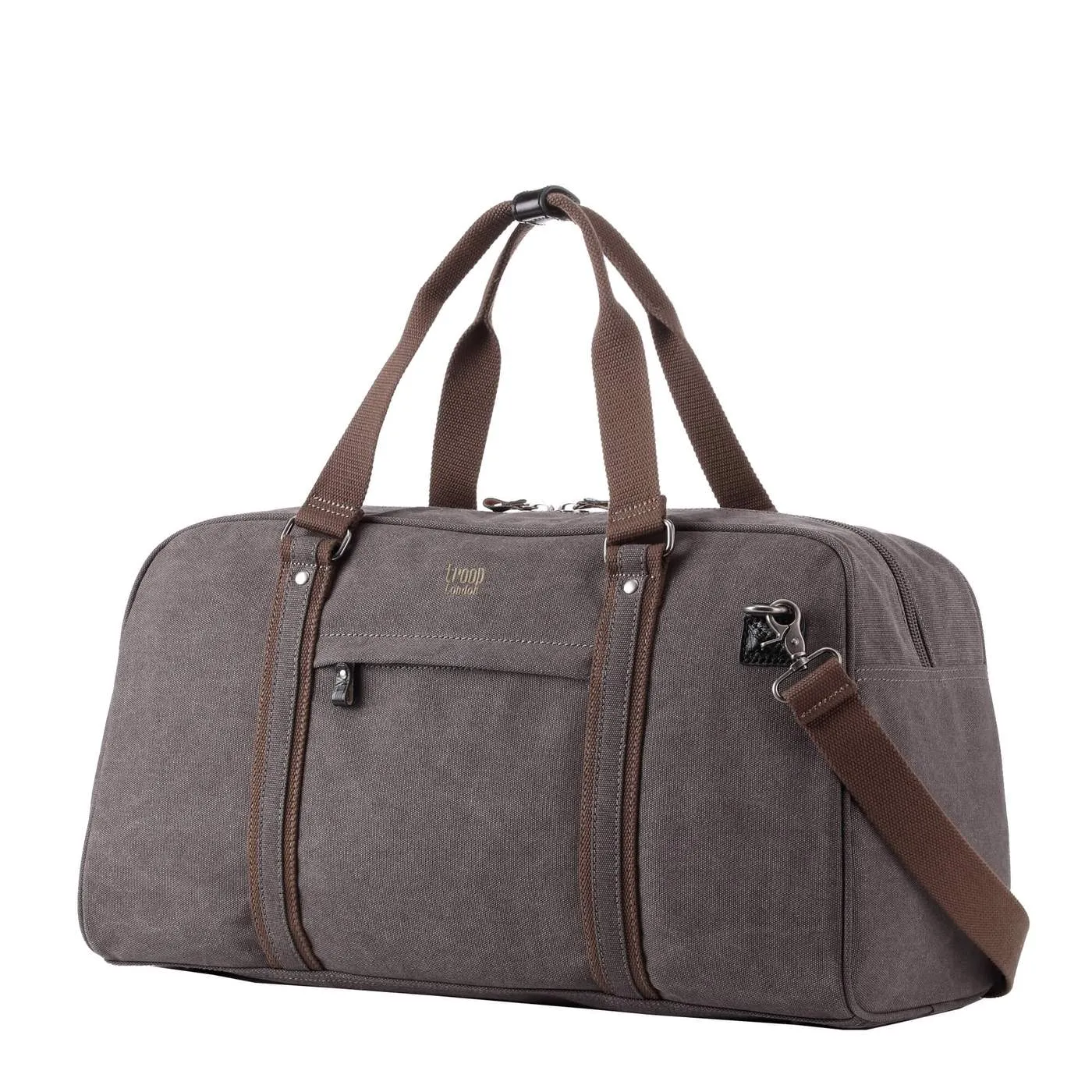 Troop Classic Black Canvas Travel Duffel Holdall