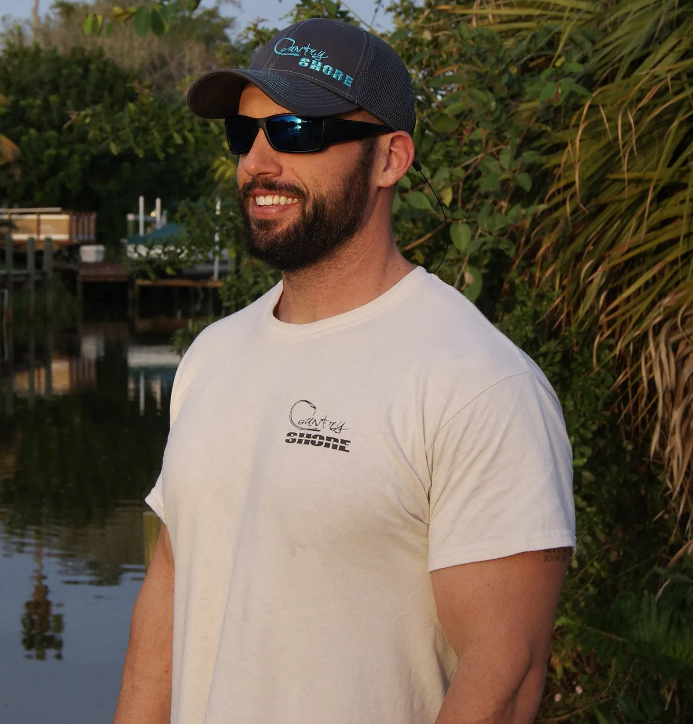 Trucker Stretch Hat - Blue and Gray Signature Series