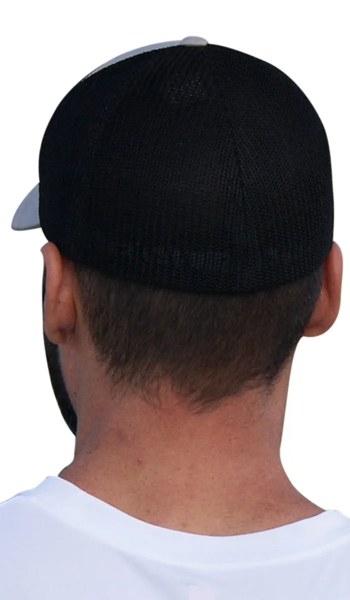 Trucker Stretch Hat - Gray and Black Signature Series