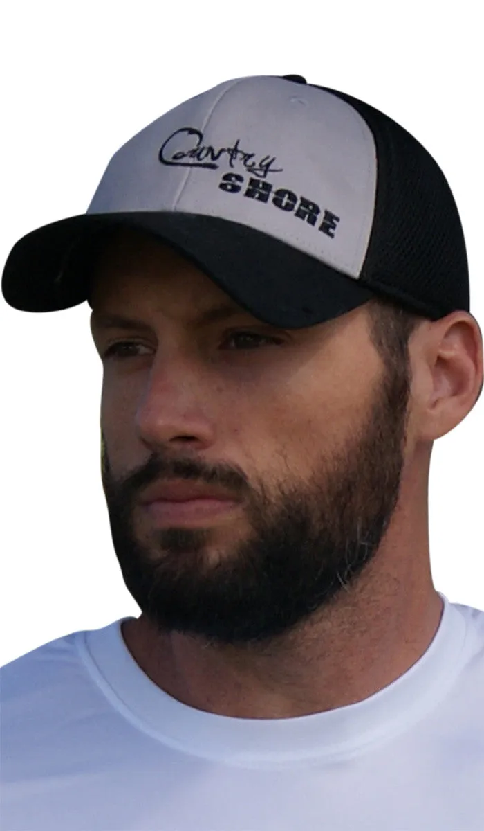Trucker Stretch Hat - Gray and Black Signature Series