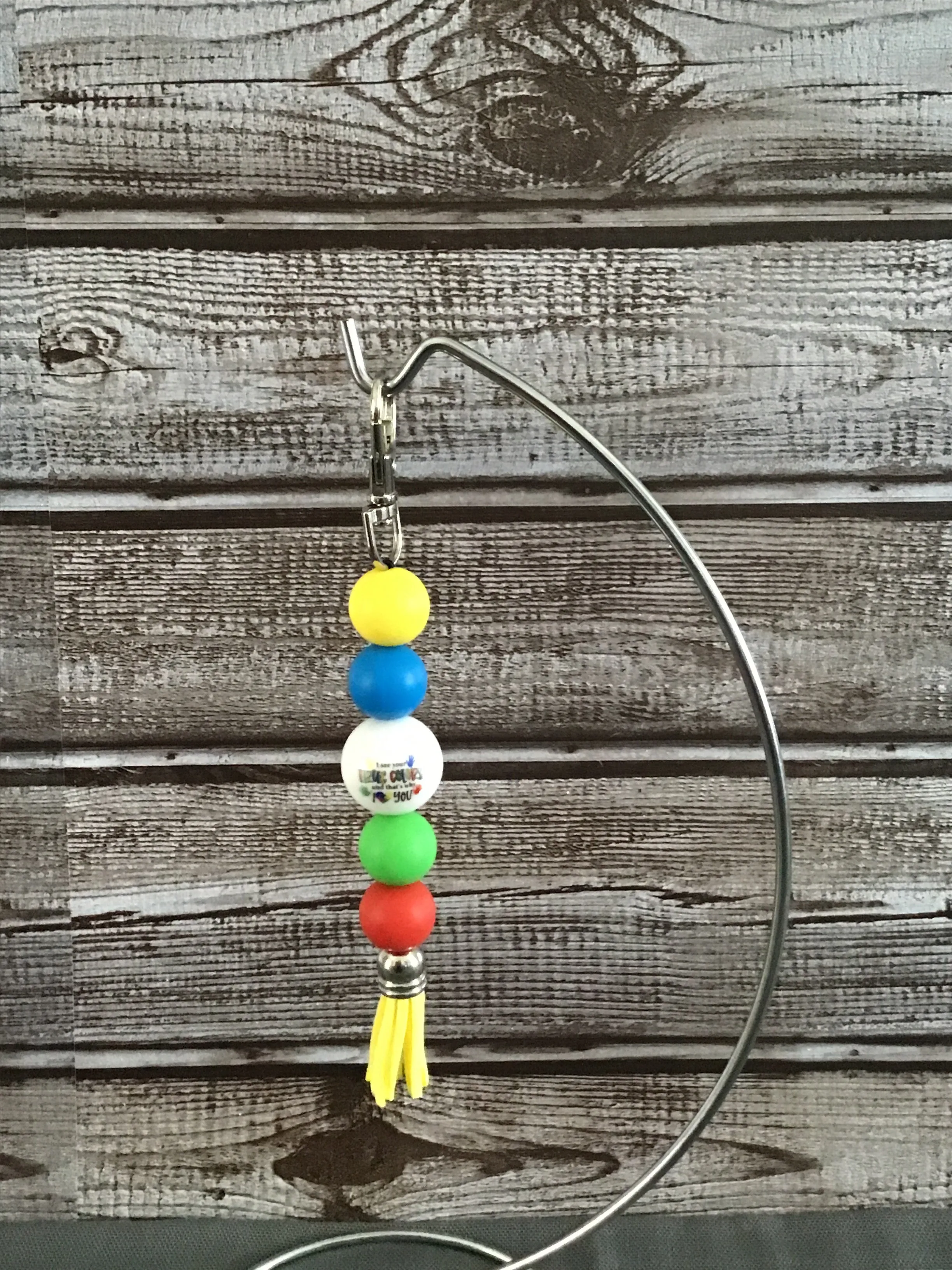 True Color Silicone Keychain