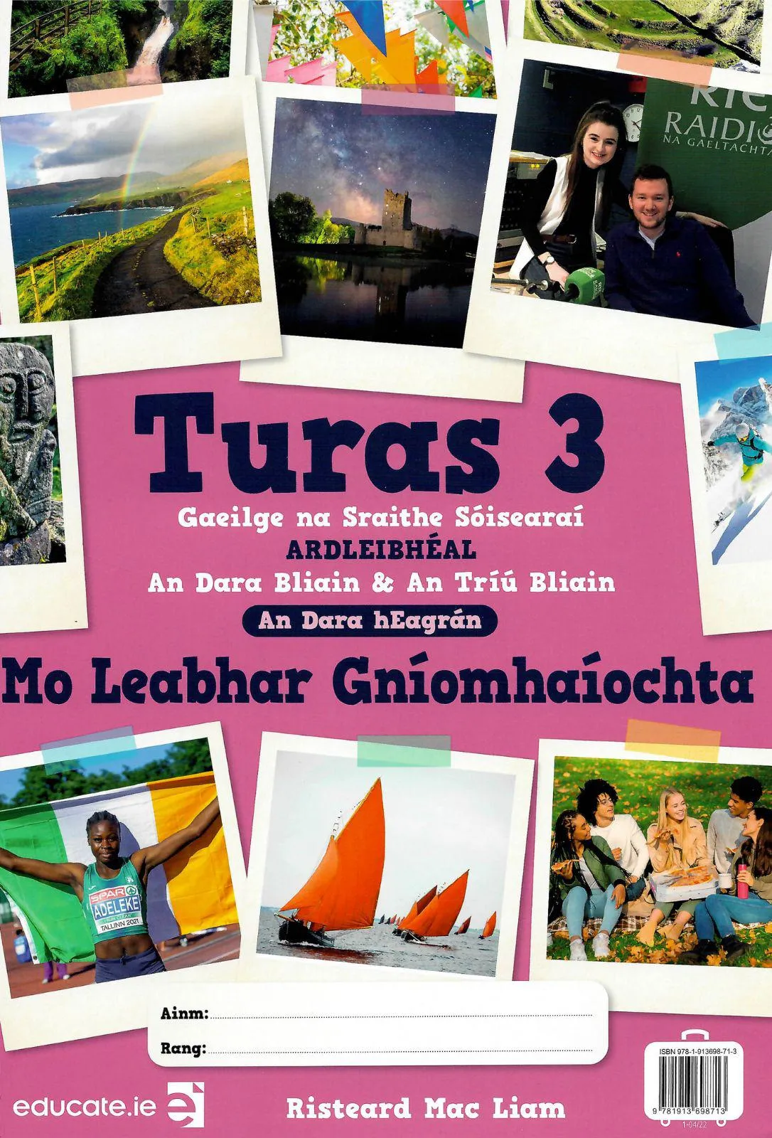 Turas 3 - Junior Cycle Irish - Textbook, Portfolio and Activity Book - Set - 2nd / New Edition (2022)