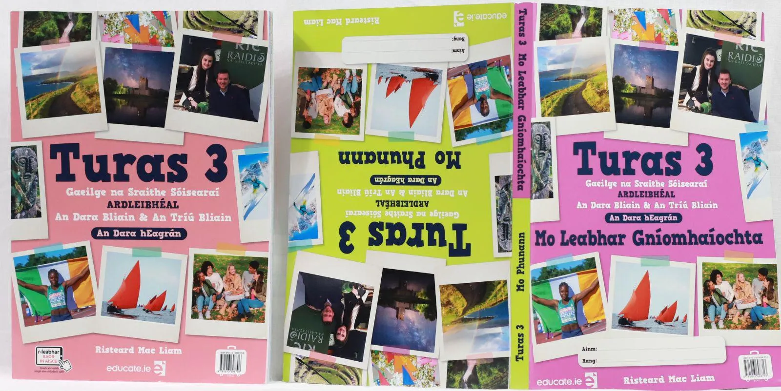 Turas 3 - Junior Cycle Irish - Textbook, Portfolio and Activity Book - Set - 2nd / New Edition (2022)