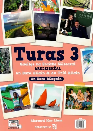 Turas 3 - Junior Cycle Irish - Textbook, Portfolio and Activity Book - Set - 2nd / New Edition (2022)
