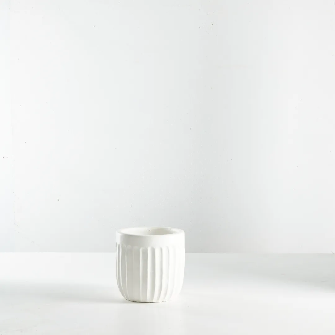 Urban Oasis Linea Pot White 150mm