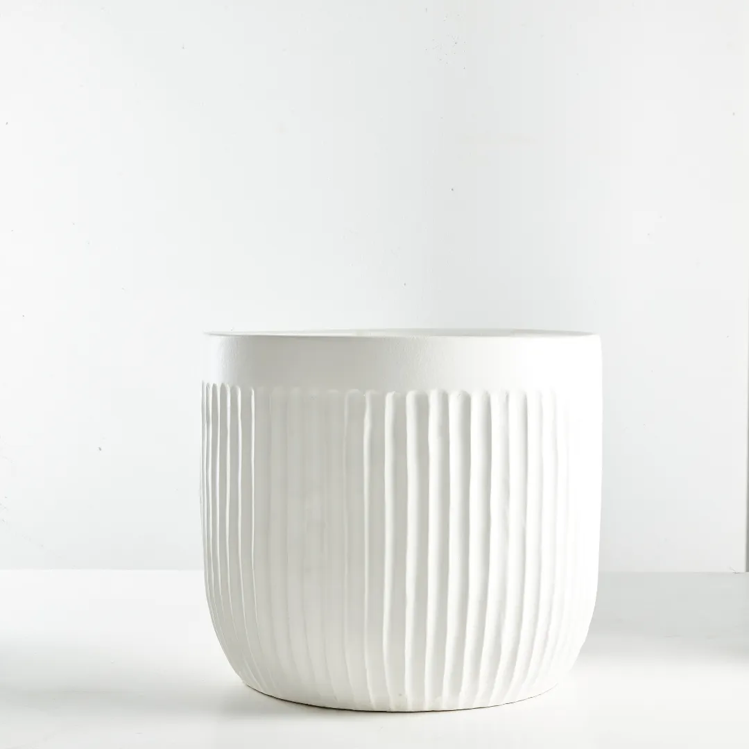 Urban Oasis Linea Pot White 390mm