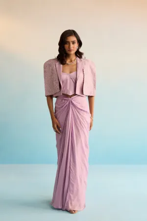 Velany Cape And Skirt Set