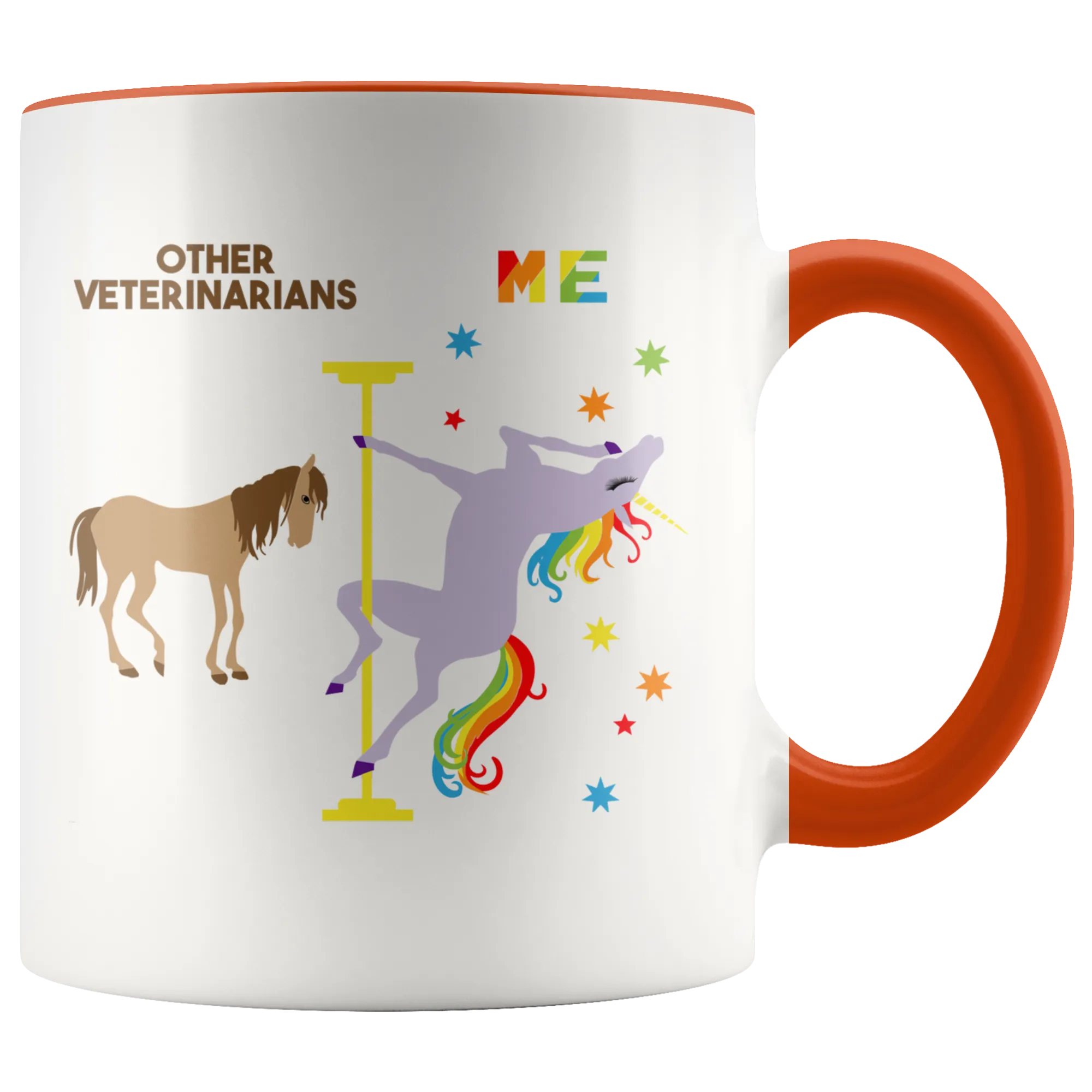 Veterinarian Gift for Veterinarians Mug Funny Veterinarian Retirement Gift Graduation Gift Idea Coffee Cup Pole Dancing Unicorn
