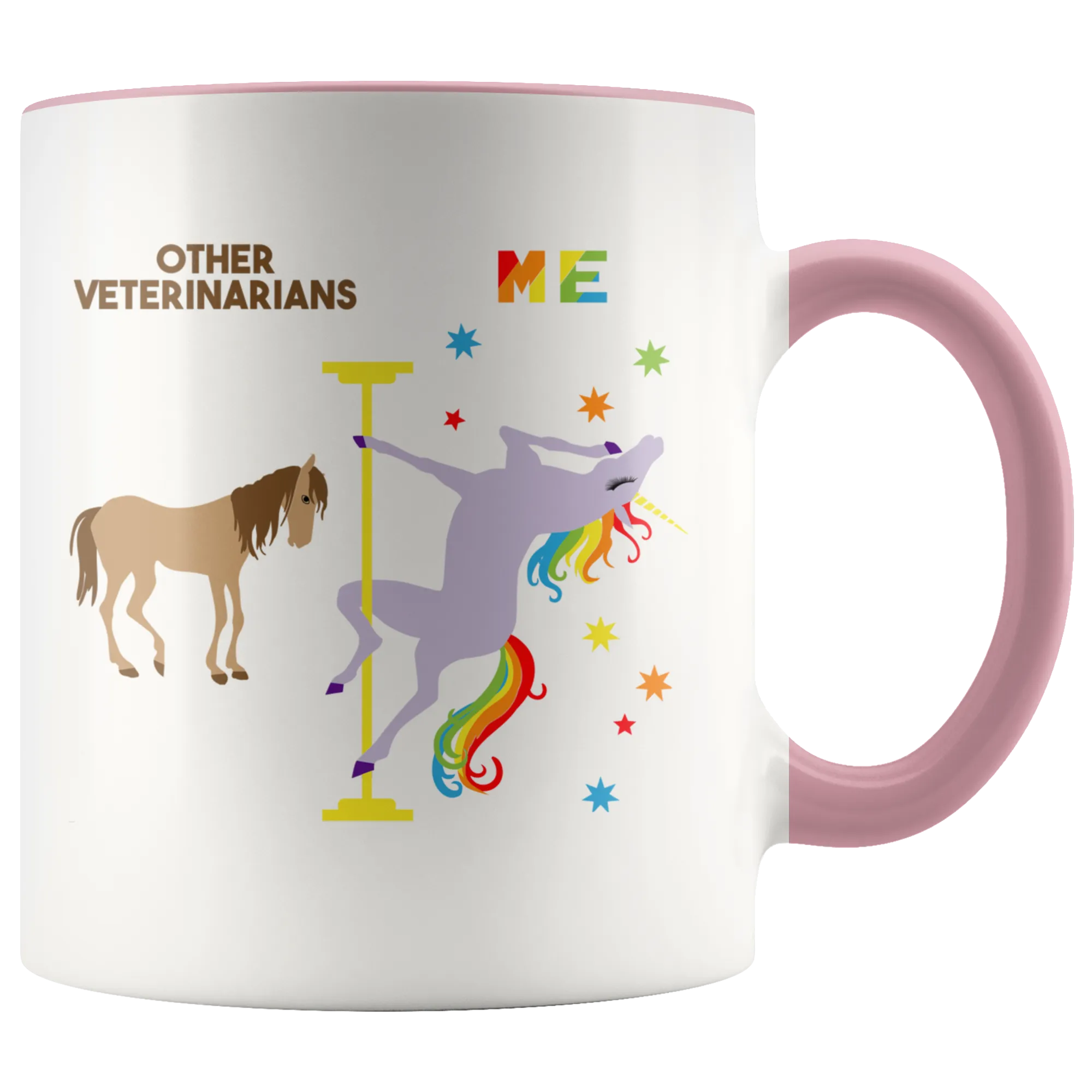 Veterinarian Gift for Veterinarians Mug Funny Veterinarian Retirement Gift Graduation Gift Idea Coffee Cup Pole Dancing Unicorn