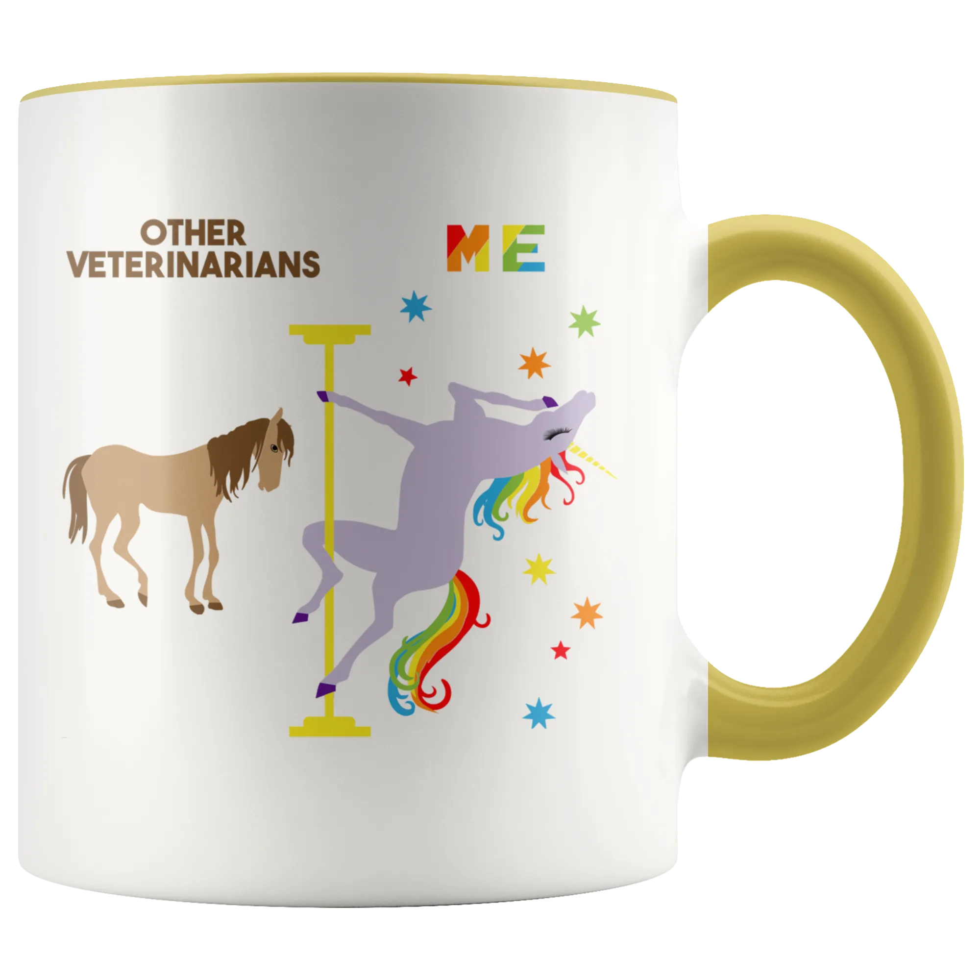 Veterinarian Gift for Veterinarians Mug Funny Veterinarian Retirement Gift Graduation Gift Idea Coffee Cup Pole Dancing Unicorn