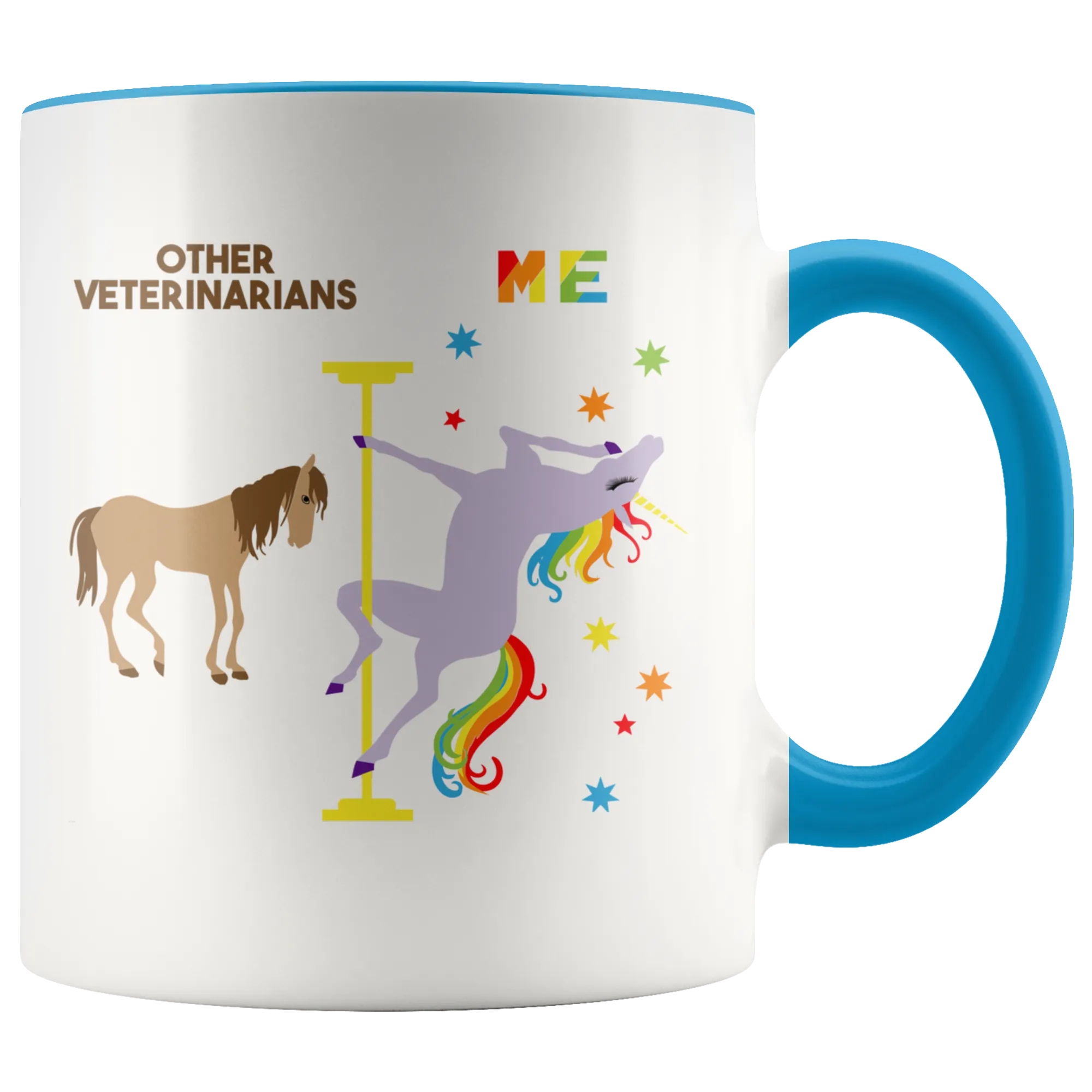 Veterinarian Gift for Veterinarians Mug Funny Veterinarian Retirement Gift Graduation Gift Idea Coffee Cup Pole Dancing Unicorn