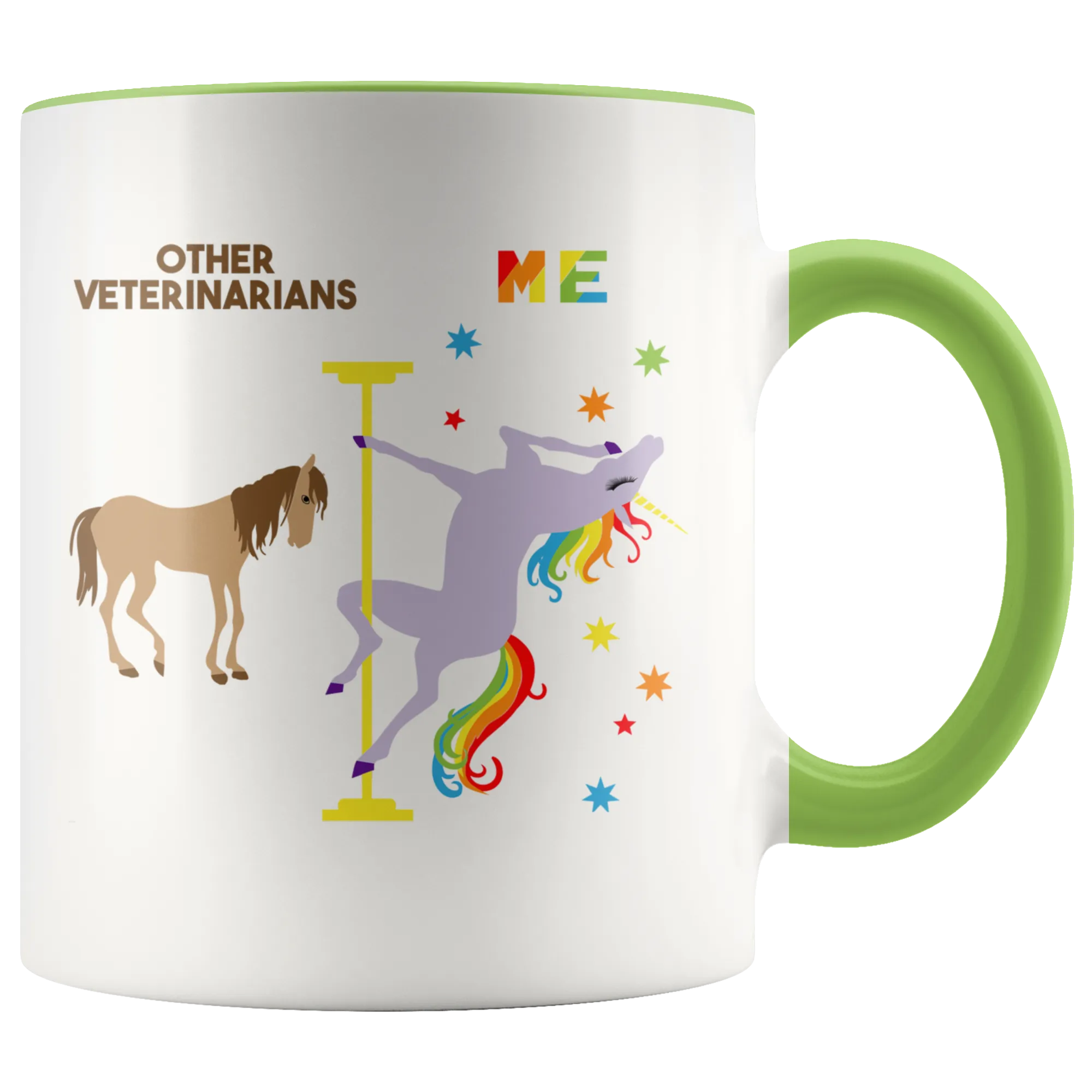 Veterinarian Gift for Veterinarians Mug Funny Veterinarian Retirement Gift Graduation Gift Idea Coffee Cup Pole Dancing Unicorn