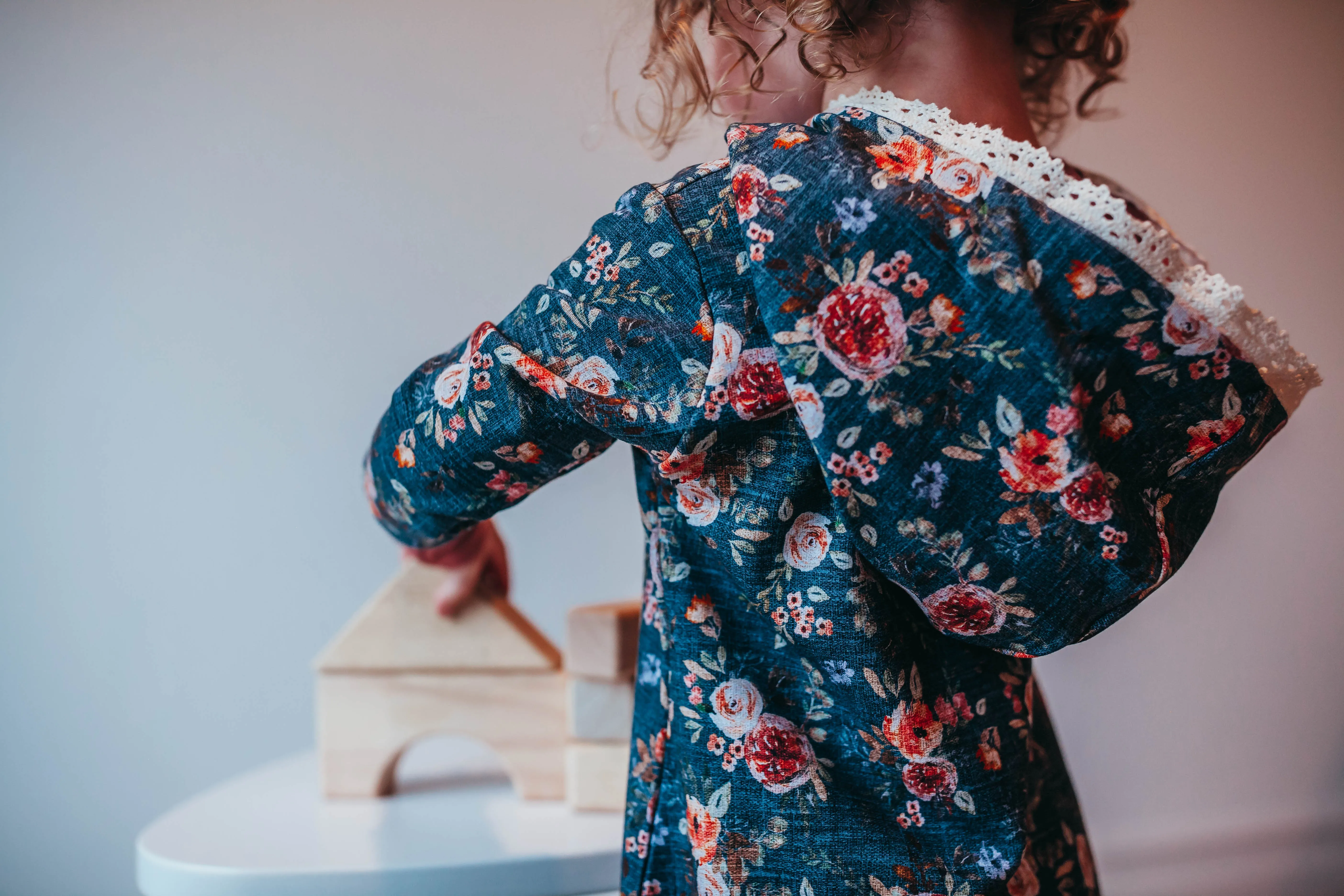 Vintage Floral Bamboo Romper