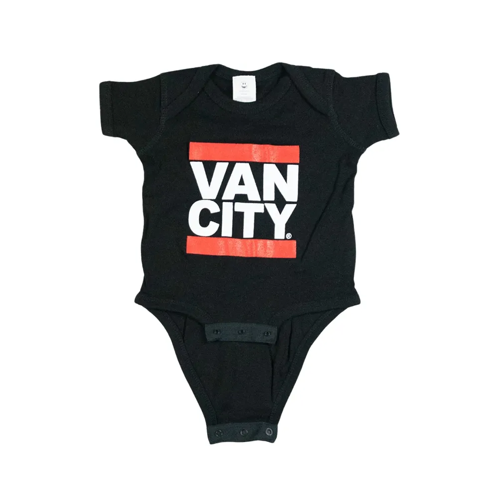 VO infant UnDMC onesie - Black/Red