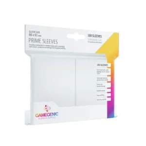 White 100ct Prime Sleeves GG Standard Size