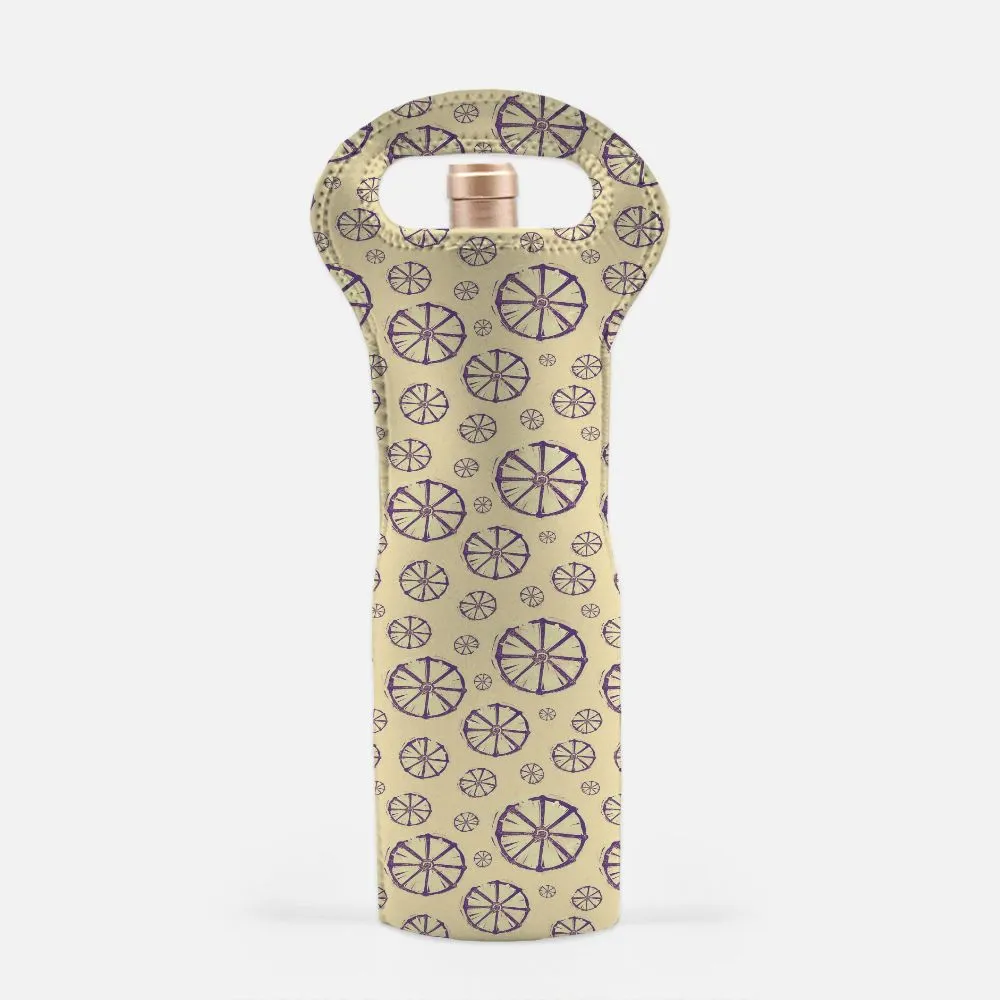 Wine Tote: Wheel Wheat