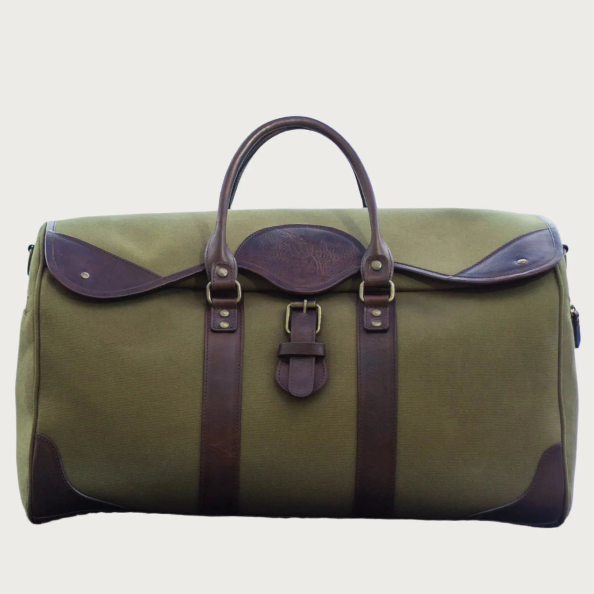 Wingfield Large Canvas & Leather Duffel Bag