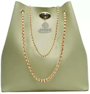 Women Green Shoulder Bag