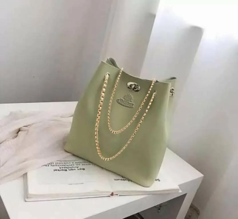Women Green Shoulder Bag