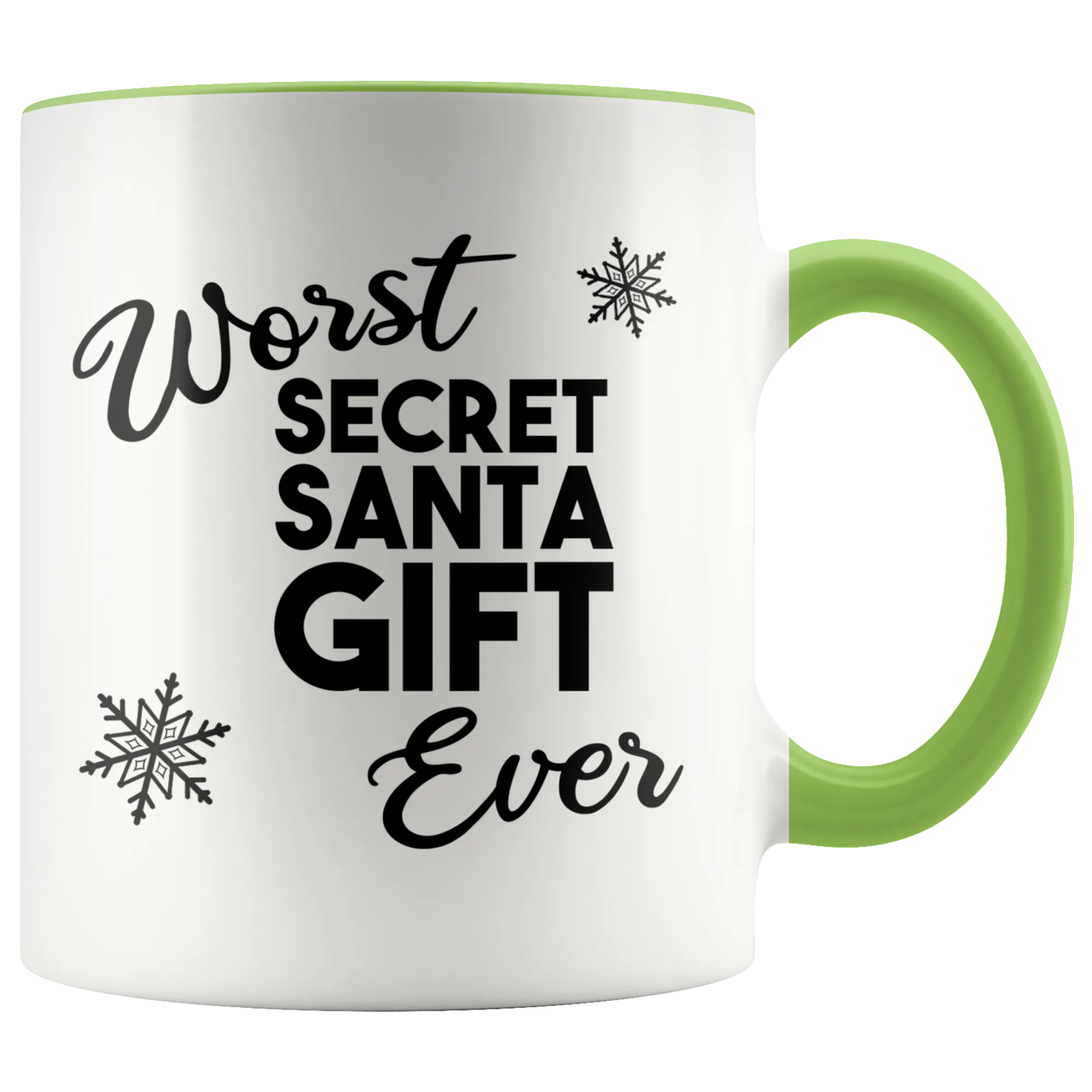 Worst Secret Santa Gift Ever Mug Funny Christmas Gift Exchange Idea Under $20 White Elephant Coffee Cup Holiday Mugs with Sayings Coworker Gifts