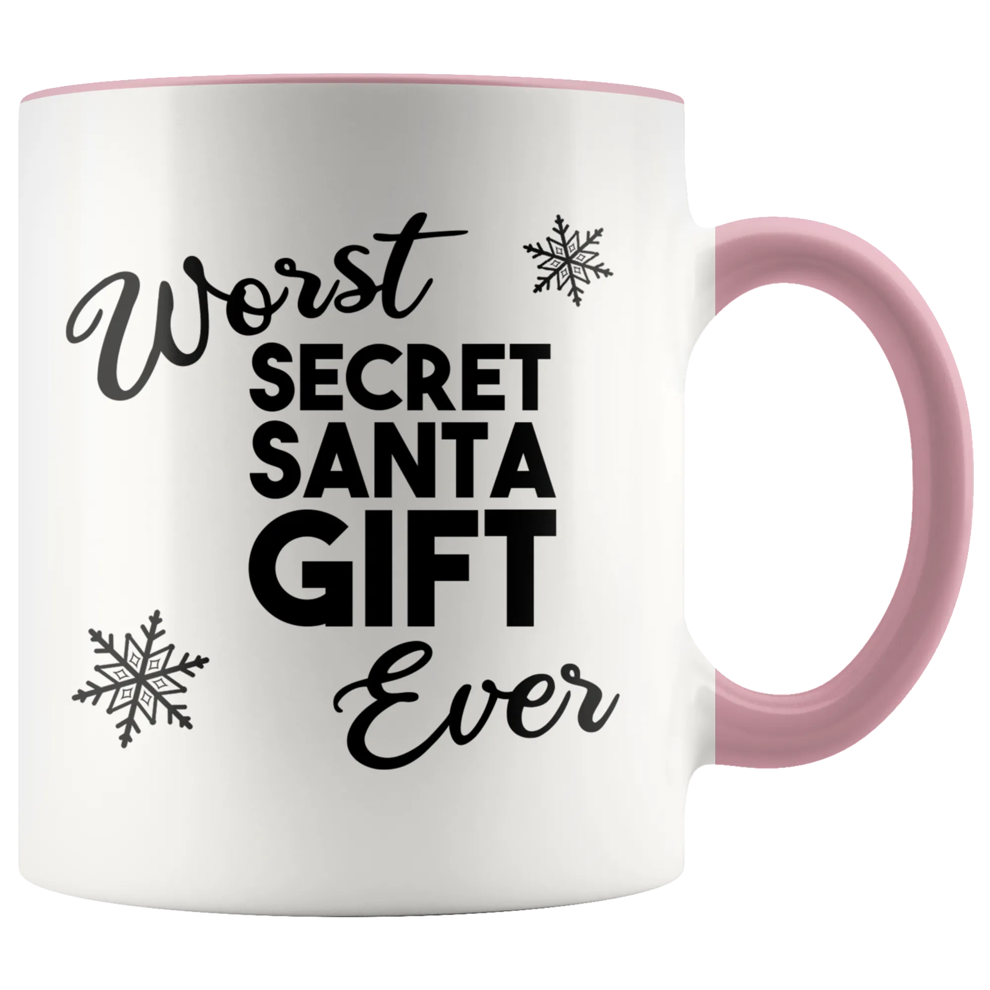 Worst Secret Santa Gift Ever Mug Funny Christmas Gift Exchange Idea Under $20 White Elephant Coffee Cup Holiday Mugs with Sayings Coworker Gifts