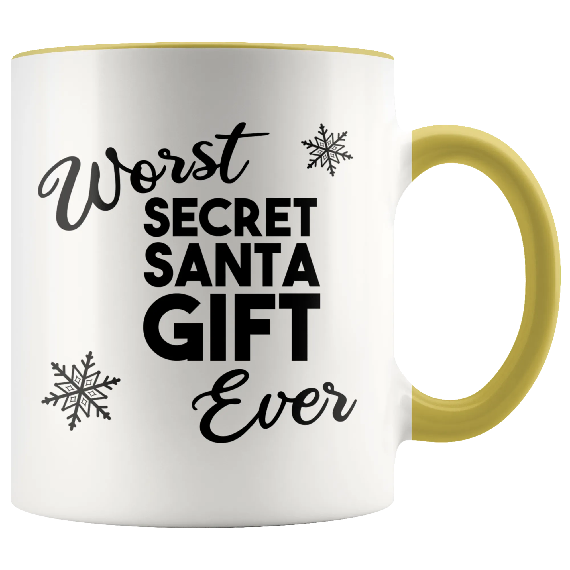 Worst Secret Santa Gift Ever Mug Funny Christmas Gift Exchange Idea Under $20 White Elephant Coffee Cup Holiday Mugs with Sayings Coworker Gifts