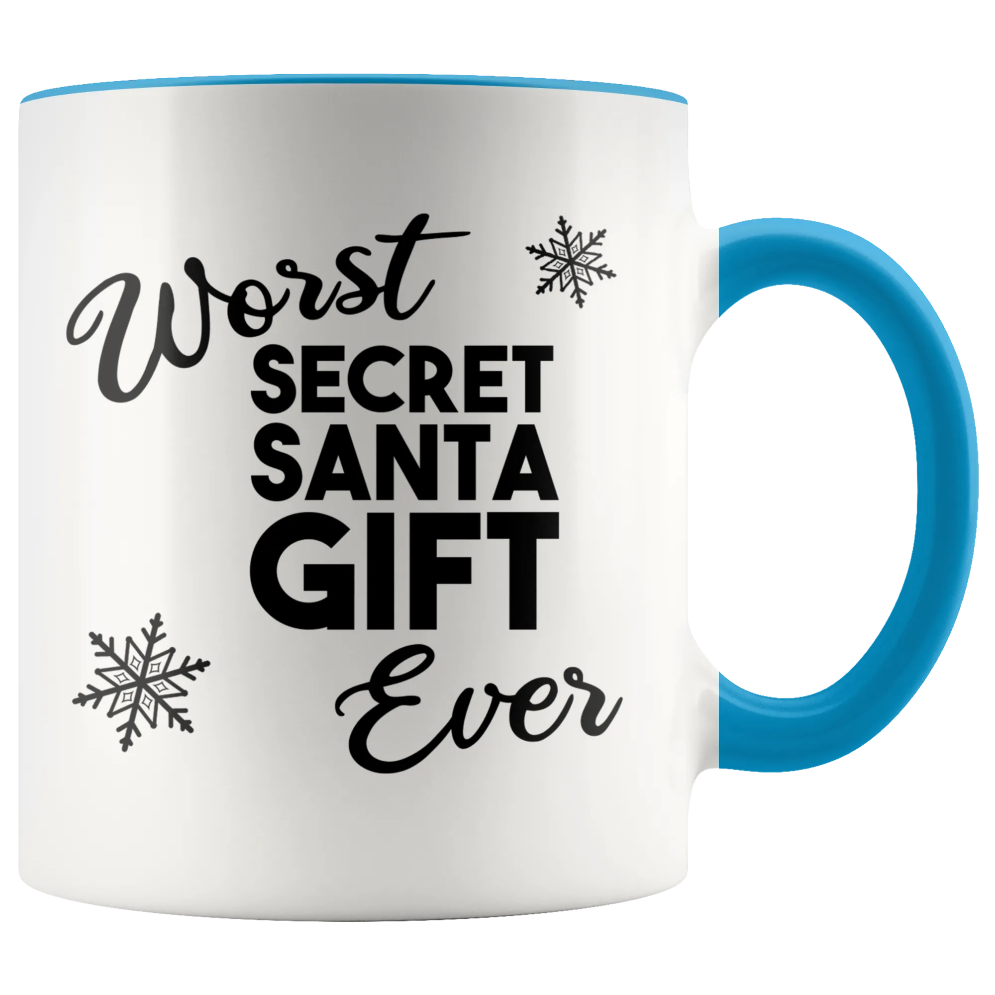 Worst Secret Santa Gift Ever Mug Funny Christmas Gift Exchange Idea Under $20 White Elephant Coffee Cup Holiday Mugs with Sayings Coworker Gifts