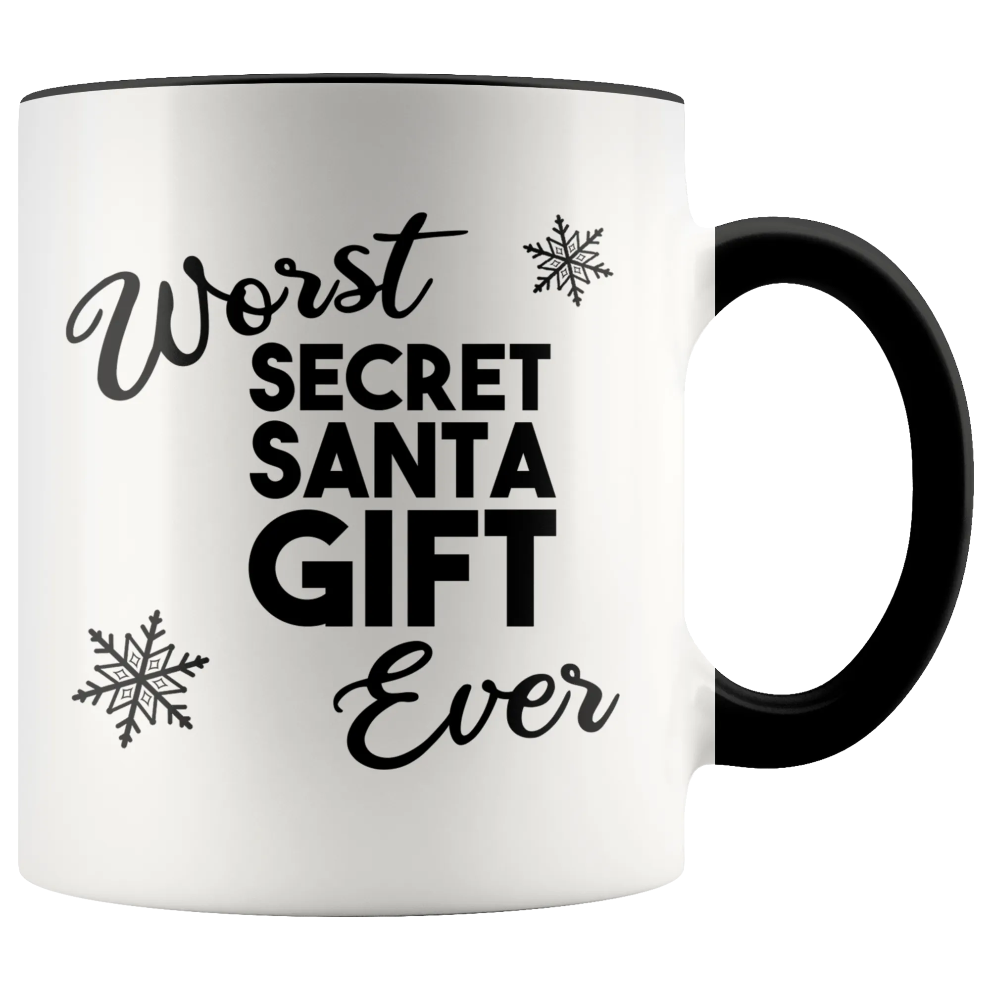 Worst Secret Santa Gift Ever Mug Funny Christmas Gift Exchange Idea Under $20 White Elephant Coffee Cup Holiday Mugs with Sayings Coworker Gifts