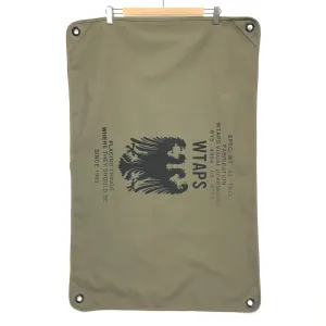 WTAPS CANVAS BANNER OLIVE
