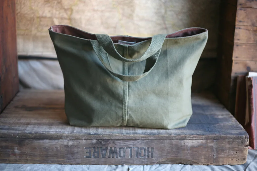 WWII era Canvas Tote Bag - SOLD
