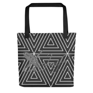 XCLUSIF POETIX BLACK TRIANGLE Women's Tote bag